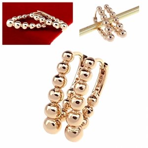 exclusive swarovski gold-plated earrings 