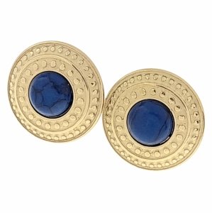 gold earrings made of stainless steel