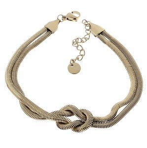 BRACELET GOLD CELEBRITY STAINLESS STEEL
