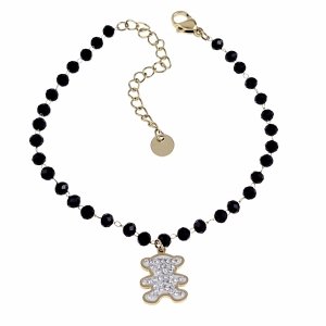 BRACELET GOLD CELEBRITY STAINLESS STEEL