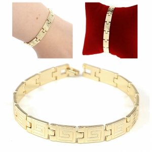gold bracelet for a gold-plated leg