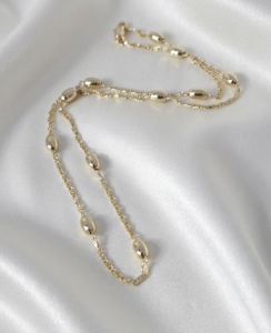 Gold Chain Celebrity Gold Plated Necklace 14K XUPING