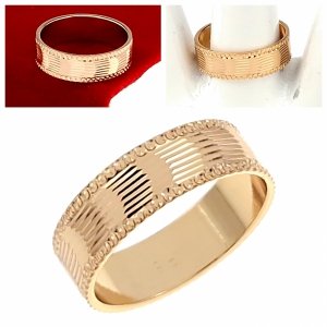gold ring 18,60mm. gold-plated engagement xuping