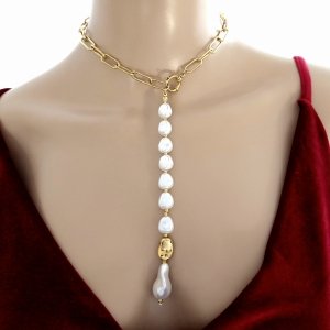 GOLD CHAIN NECKLACE celebrity STAINLESS STEEL