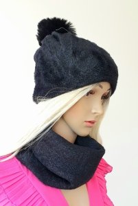 Warm and pleasant scarf alpaca chimney for the winter