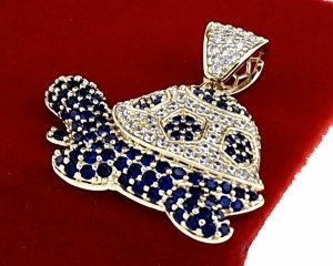 gold pendant 18k shiny xuping