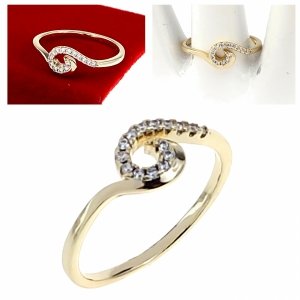 gold ring 18,60mm. gold-plated engagement xuping 