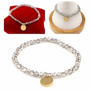 Bracelet crystals celebrity surgical steel