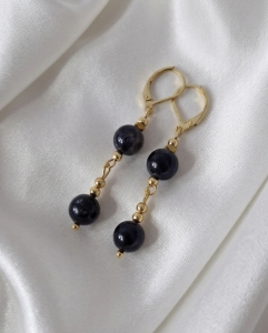 gold earrings made of stainless steel