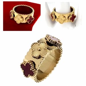 ring 19,00mm gold stainless steel