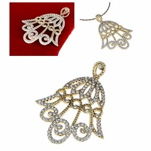 gold pendant 18k shiny xuping