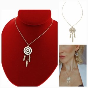 GOLD CHAIN NECKLACE celebrity STAINLESS STEEL 