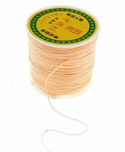 Nylon cord green 0,8mm 2meters