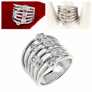 gold ring 18,60mm. gold-plated engagement xuping