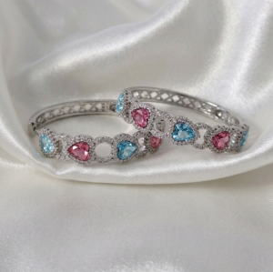 gold plated earrings with exclusive cubic zirconia