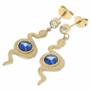 gold earrings made of stainless steel