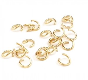  Wheels 200 pieces  5x0,7mm open  Material: Surgical Steel