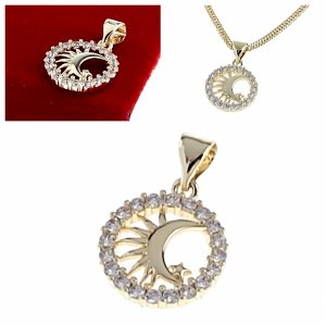 gold pendant 18k shiny xuping