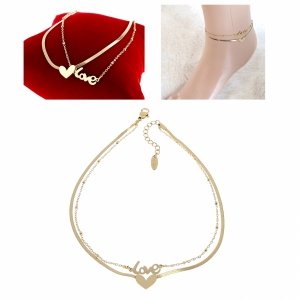 BRACELET GOLD CELEBRITY STAINLESS STEEL