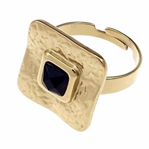 ring 18,30mm gold stainless steel