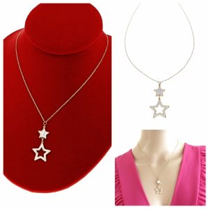 GOLD CHAIN NECKLACE celebrity STAINLESS STEEL