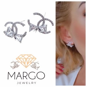 gold plated earrings with exclusive cubic zirconia