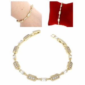gold bracelet for a gold-plated leg