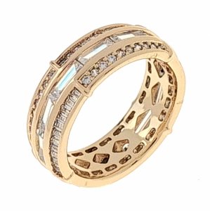 3736a Pierścionek 16,30mm złoty pozłacany 18k Xuping