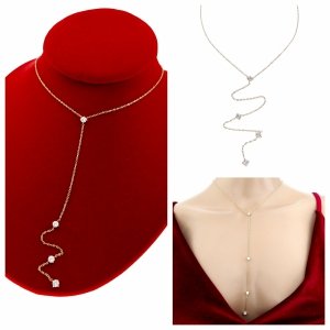 1427 Złoty łańcuszek 45+5 naszyjnik stal chirurgiczna nierdzewna 316L 