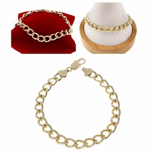 0192 Bransoletka elegancka złota 21cm pozłacana 14k Xuping