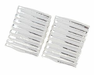 4600c Srebrne kolczyki pozłacane białym złotem Xuping wiszące 