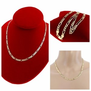 2382 Złoty łańcuszek celebrytka 45cm naszyjnik pozłacany 14K 