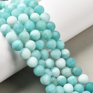 sz129 Jadeit kamień naturalny 8mm pasmo 38cm