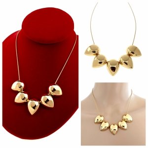 2365 Złoty łańcuszek 41+5 naszyjnik pozłacany 14K Xuping