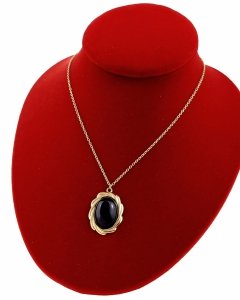 4039 Złoty łańcuszek naszyjnik 40+5cm stal chirurgiczna 316L