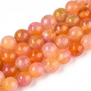 sz329 Jadeit kamień naturalny 8mm pasmo 38cm