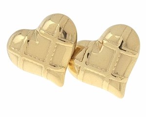 1286 Kolczyki celebrytki złote stal chirurgiczna wtyczki sztyfty wtykane