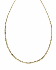 4825 Złoty łańcuszek celebrytka 45cm naszyjnik pozłacany 14K 