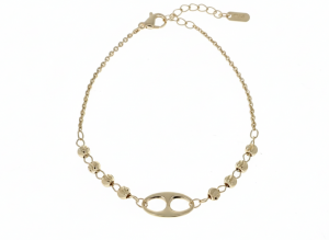 3474 Bransoletka elegancka złota 18+3cm pozłacana 14k 