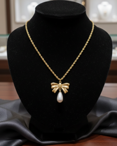 4701 Złoty łańcuszek 42+5cm naszyjnik stal chirurgiczna nierdzewna 316L 