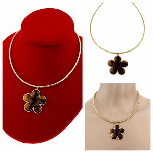 1235 Złoty łańcuszek naszyjnik 42+5cm stal chirurgiczna 316L nierdzewna 