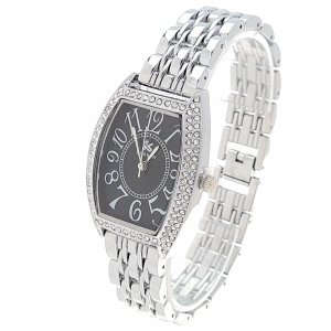 465a Ekskluzywny damski srebrny zegarek Kurren klasyk 