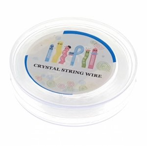 op344 Koreańska elastyczna nitka kryształowa do wyrobu biżuterii, przezroczysta, 0,7 mm, około 60 m/rolka