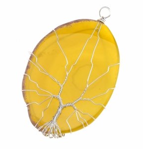 290a Zawieszka agat kamień naturalny 1 sztuka 