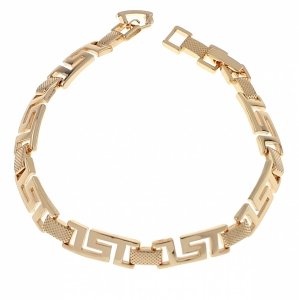 4846 Bransoletka elegancka złota 17+2cm pozłacana 18k 