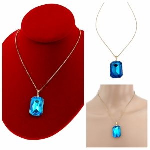 091 Złoty łańcuszek Austrian Crystal 40+5 naszyjnik pozłacany 14K Xuping