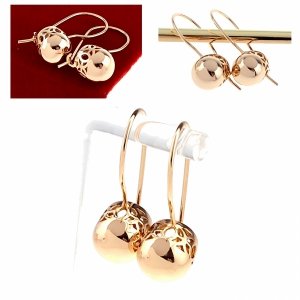 эксклюзивные серьги с позолотой swarovski