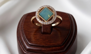 кольцо. 18,30 мм золотая нержавеющая сталь