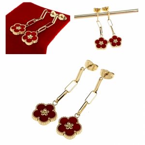 Золотые серьги из нержавеющей стали