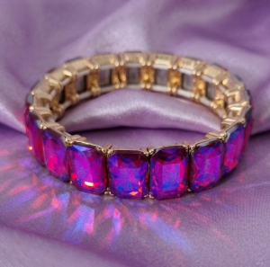 Браслет Кристаллы Знаменитости Хирургическая сталь